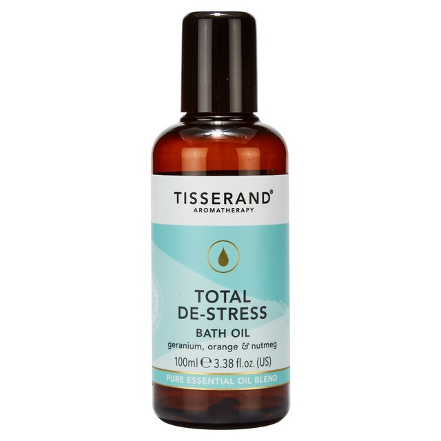 Tisserand Total De-Stress Bath Oil, 100ml