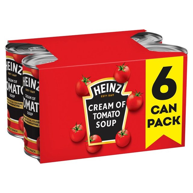 Heinz Cream of Tomato Soup, 6 x 400g
