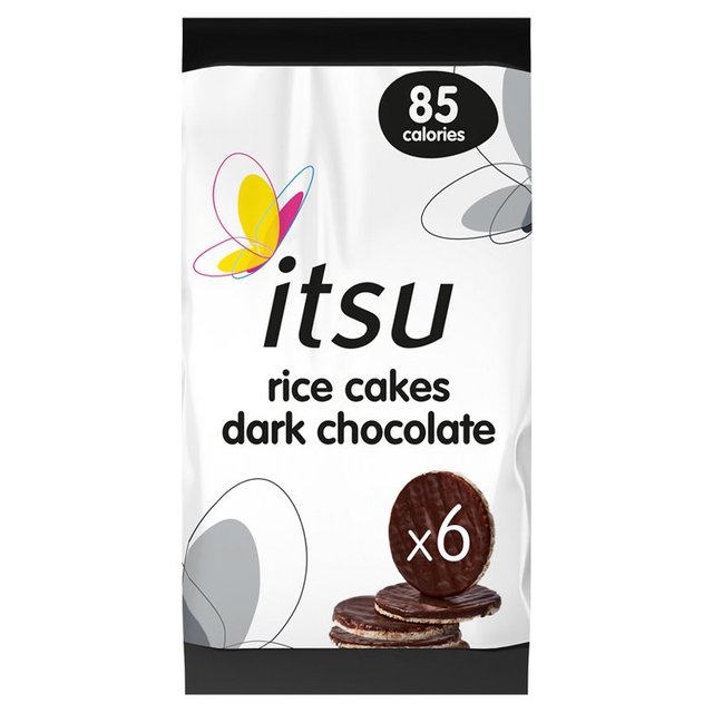 Itsu Dark Chocolate Rice Cakes, 100g