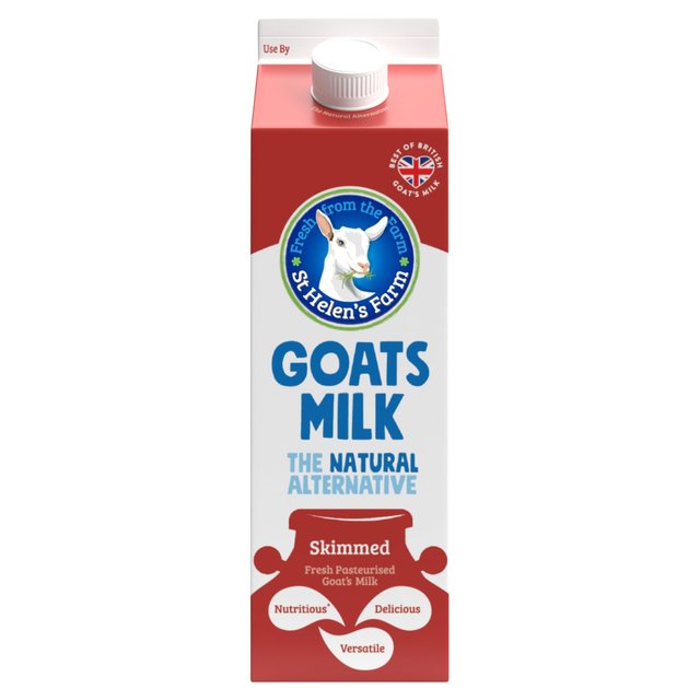 St Helen’s Farm Skimmed Goats Milk, 1l