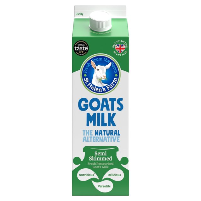 St Helen’s Farm Semi-Skimmed Goats Milk, 1l