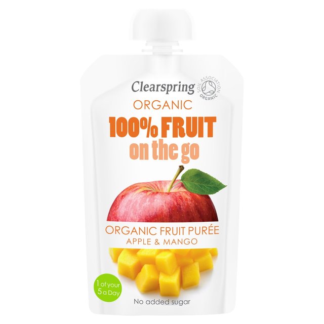 Clearspring Organic Fruit Puree Apple & Mango, 120g