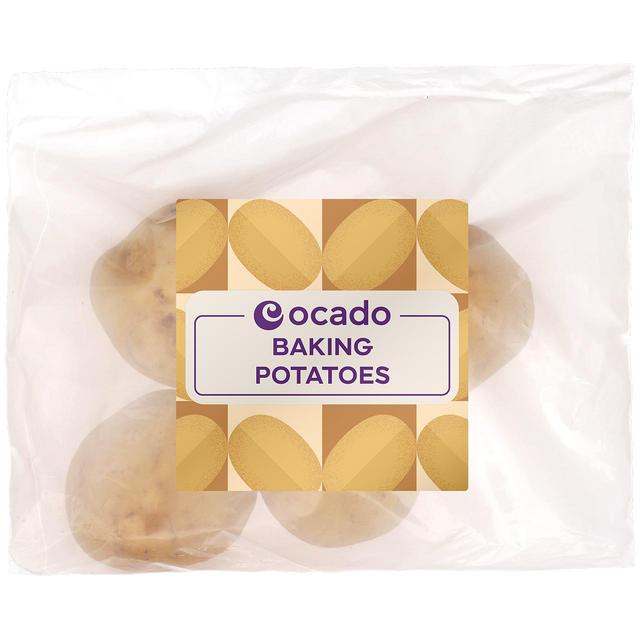 Ocado Large British Baking Potatoes, 4 Per Pack