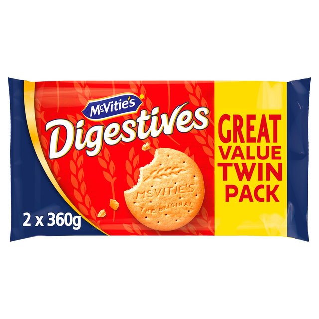 McVitie’s Digestives The Original Biscuits Twin Pack, 2 x 360g