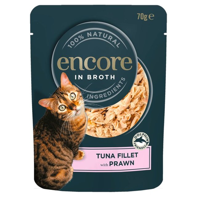 Encore Tuna & Prawn Cat Pouch, 70g
