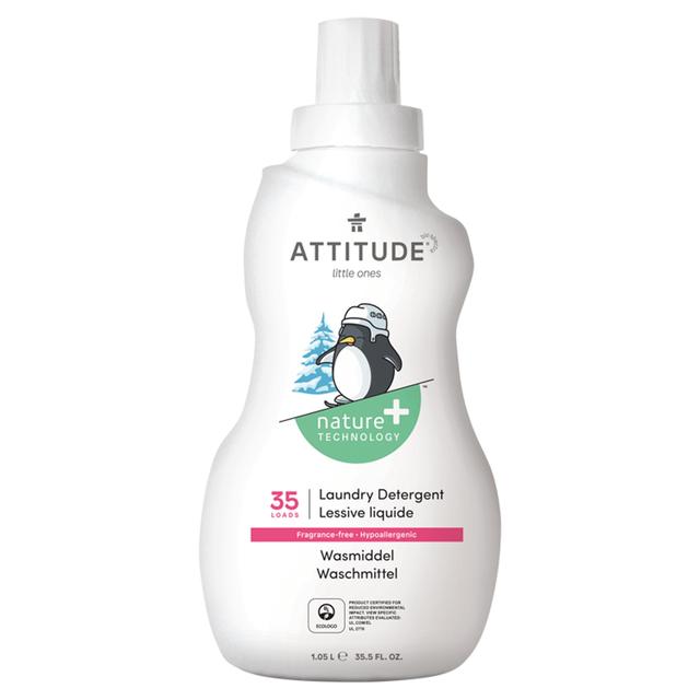 Attitude 1050ml Little Ones Laundry Detergent Fragrance Free For 35 Loads