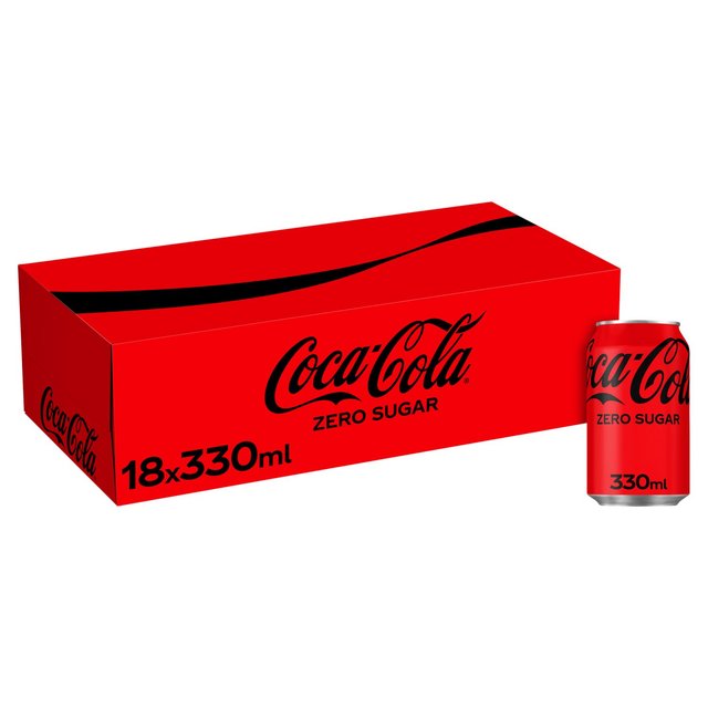 Coca-Cola Zero Sugar, 18 x 330ml
