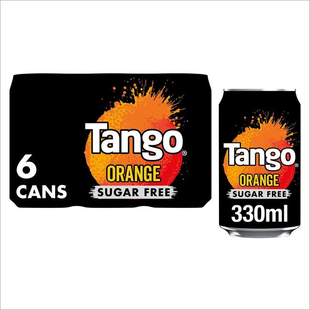 Tango Orange Sugar Free, 6 x 330ml