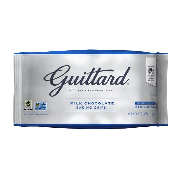 Guittard Milk Chocolate Baking Chips 31%, 326g