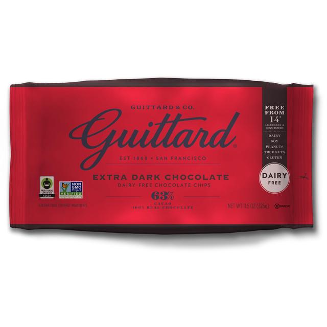 Guittard Extra Dark Chocolate Baking Chips 63%, 326g