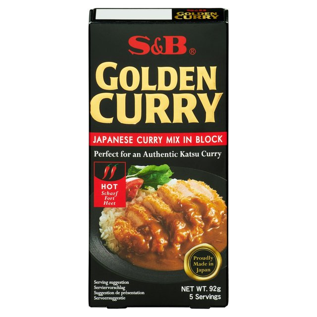S & B Golden Curry Mix Hot, 92g
