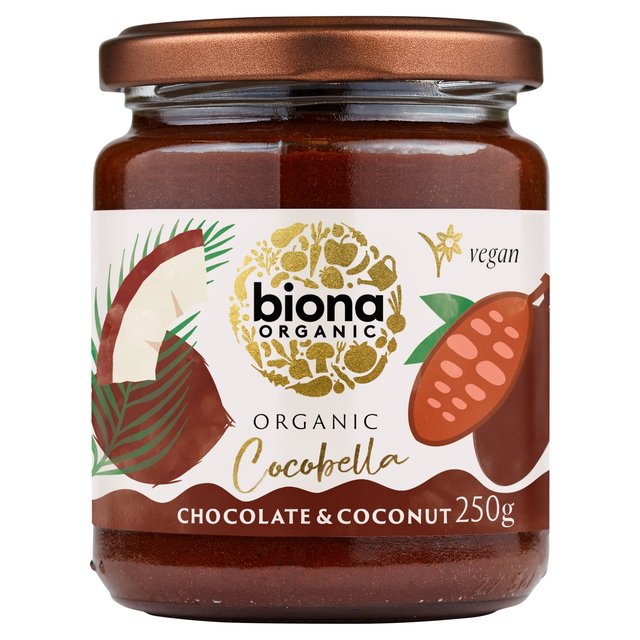 Biona Organic Cocobella Chocolate Coconut Butter, 250g