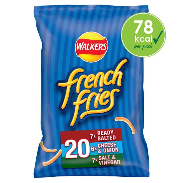 Walkers French Fries Variety Multipack Snacks, 20 per Pack