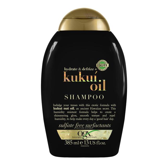 OGX Hydrate & Defrizz+ Kukui Oil pH Balanced Shampoo, 385ml