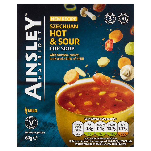 Ainsley Harriot Ainsley Harriott Szechuan Hot & Sour Cup Soup, 60g