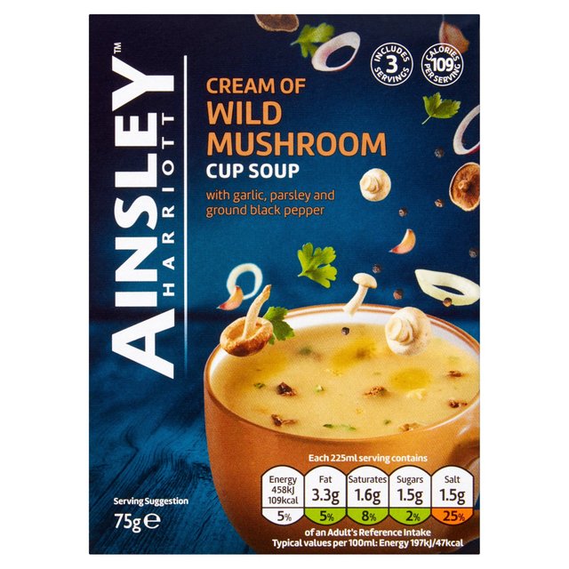 Ainsley Harriott Wild Mushroom Cup Soup, 75g