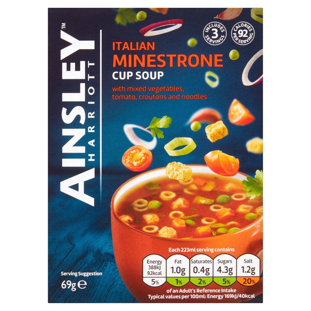 Ainsley Harriott Minestrone Cup Soup, 69g