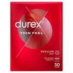 Durex Thin Feel Condoms Enhanced Sensitivity Regular Fit