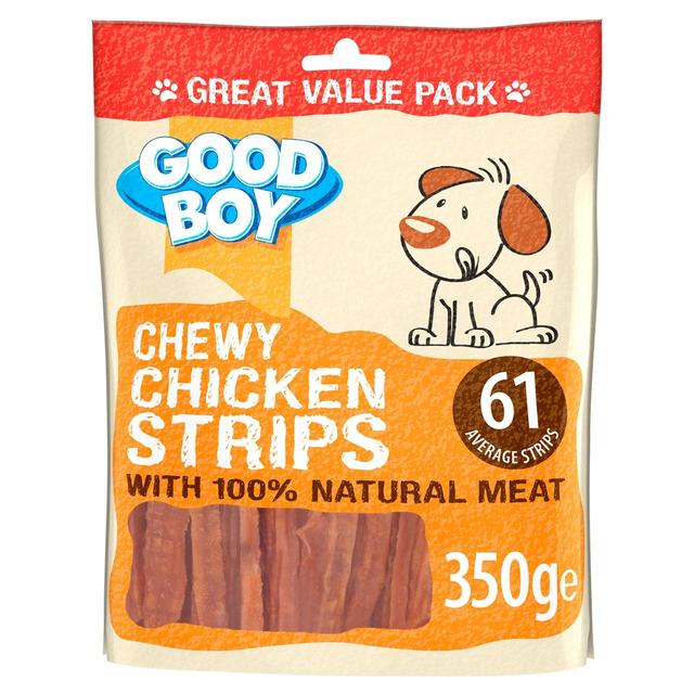 Good Boy Chewy Chicken Strips Dog Treats, 350g