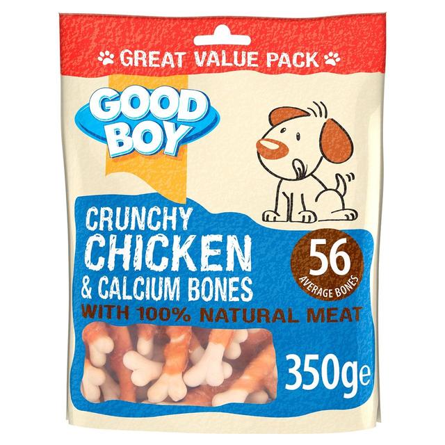 Good Boy Crunchy Chicken & Calcium Bones Dog Treats, 350g