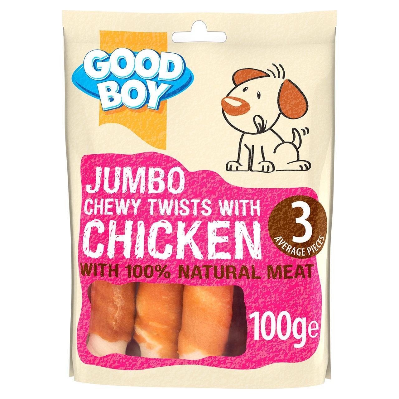 An image of Good Boy Jumbo Twisters with Chicken