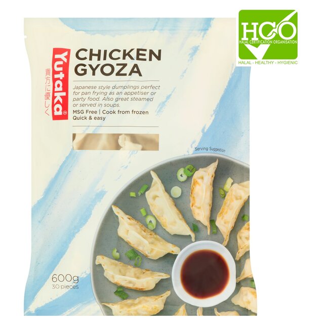 Yutaka Frozen 30 Chicken Gyoza, 600g