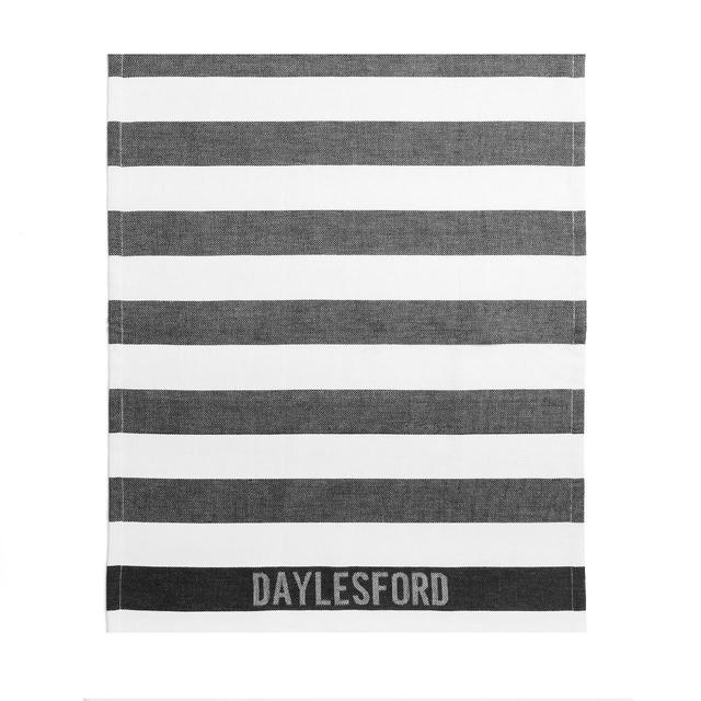 Daylesford Organic White Stripe Tea Towel