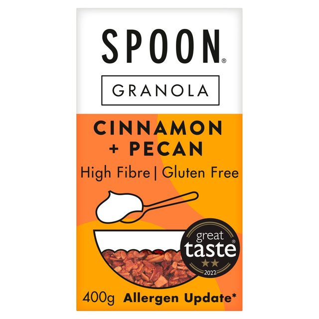 Spoon Cereals Cinnamon + Pecan Granola, 400g