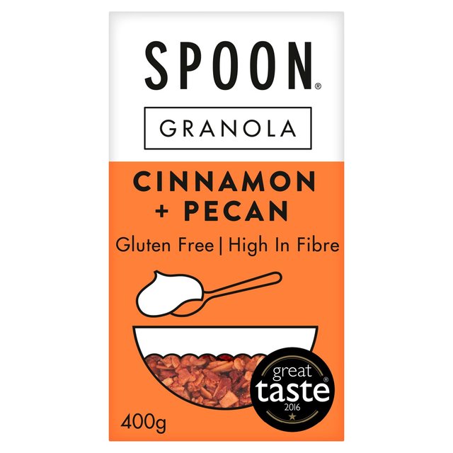 Spoon Cereals Cinnamon + Pecan Granola, 400g
