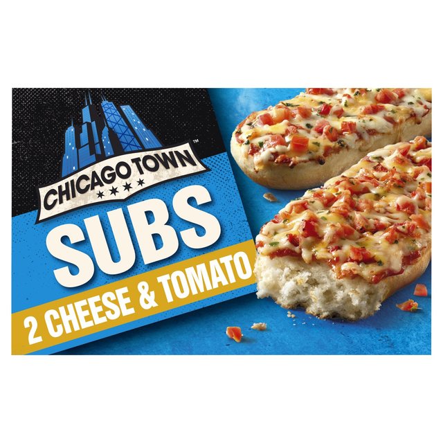 Chicago Town Cheese & Tomato Pizza Subs, 2 x 125g