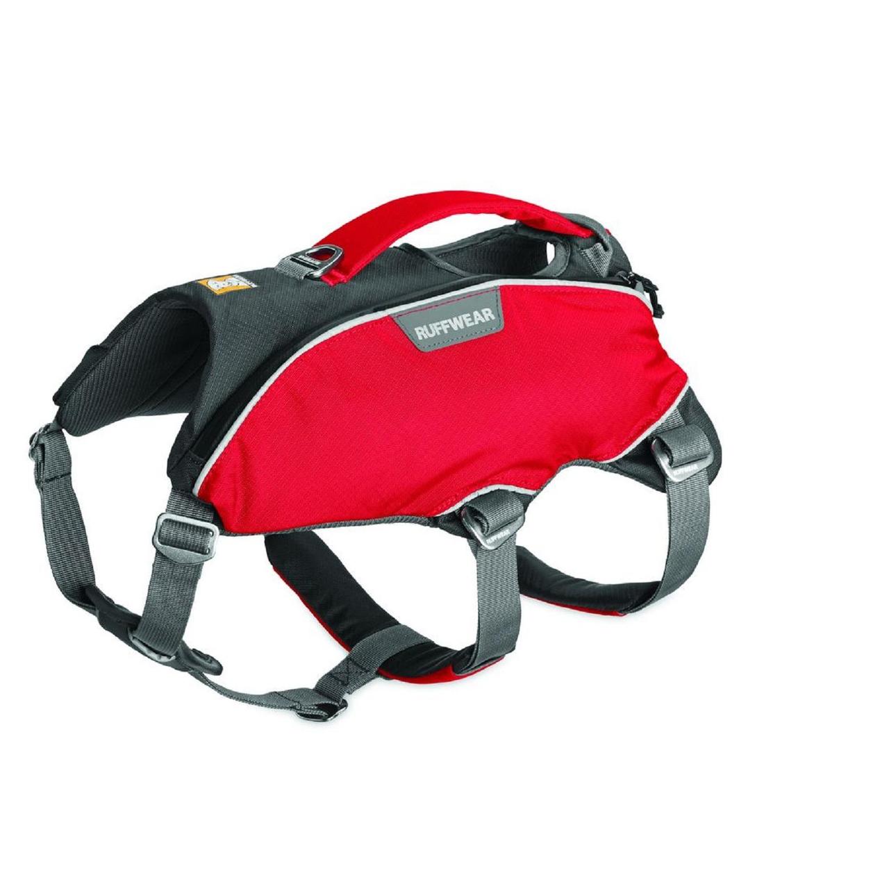 An image of Ruffwear Web Master Pro Harness Red Currant Small
