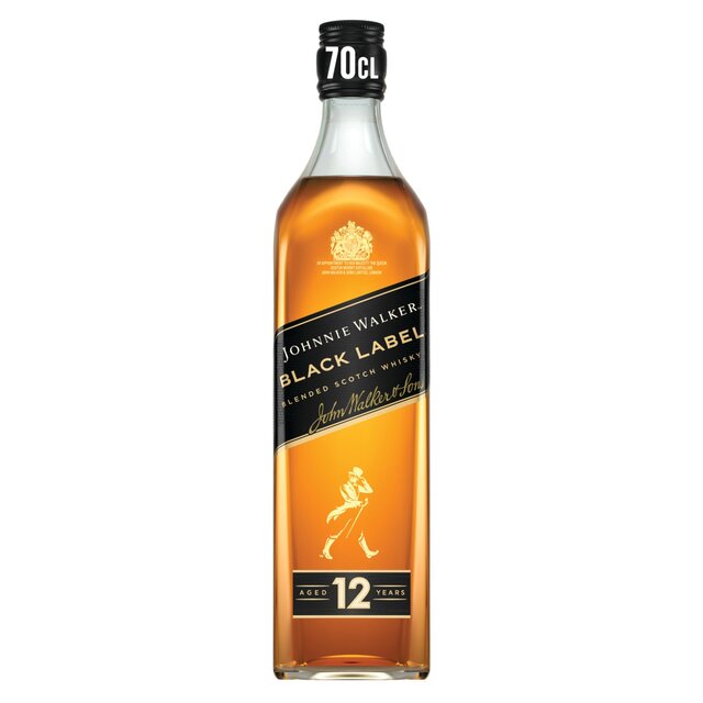 Johnnie Walker Black Label Blended Scotch Whisky, 70cl