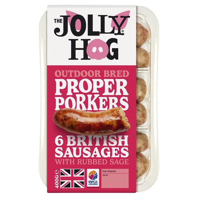 The Jolly Hog Proper Porker Sausages, 400g