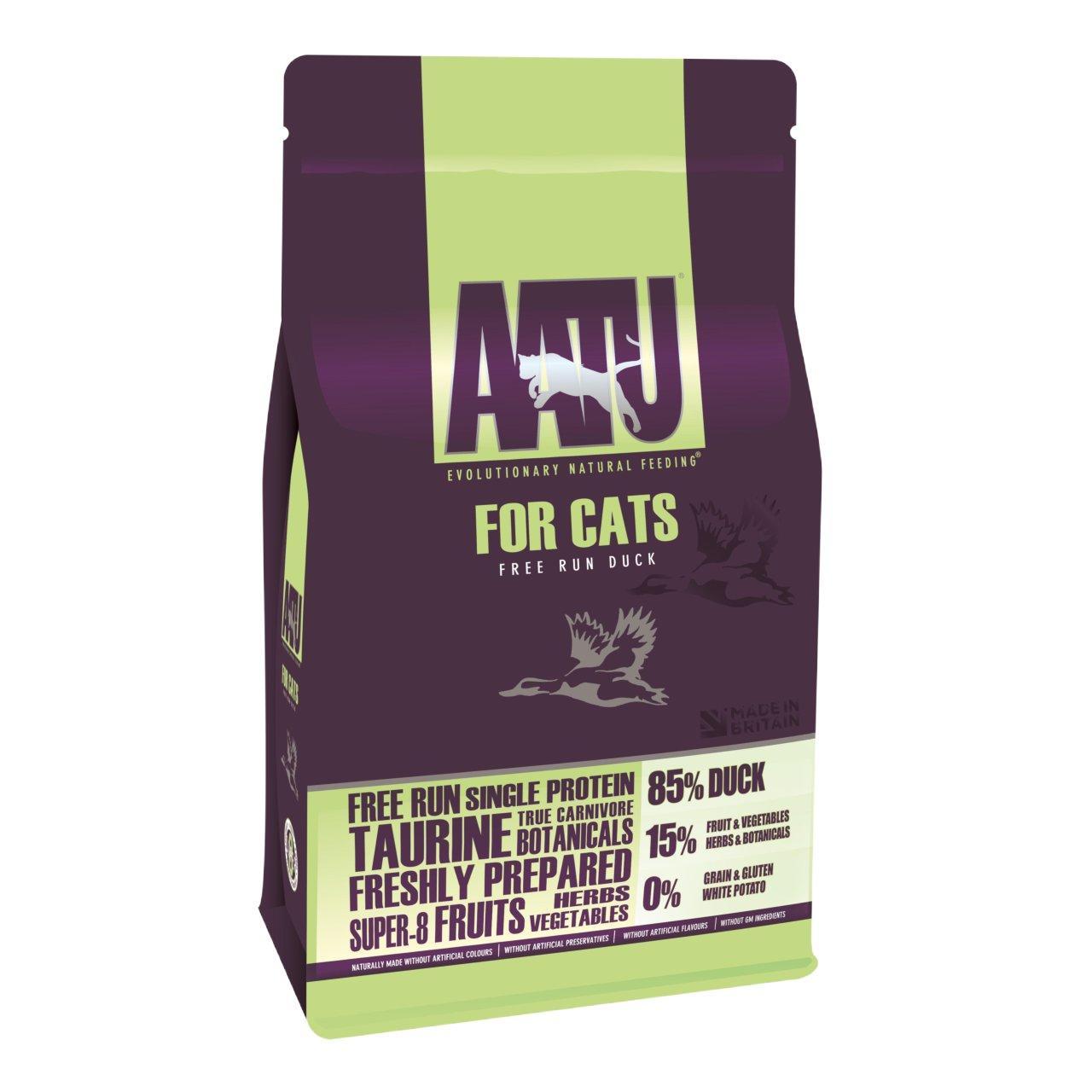 An image of AATU 85/15 Duck Adult Cat Food