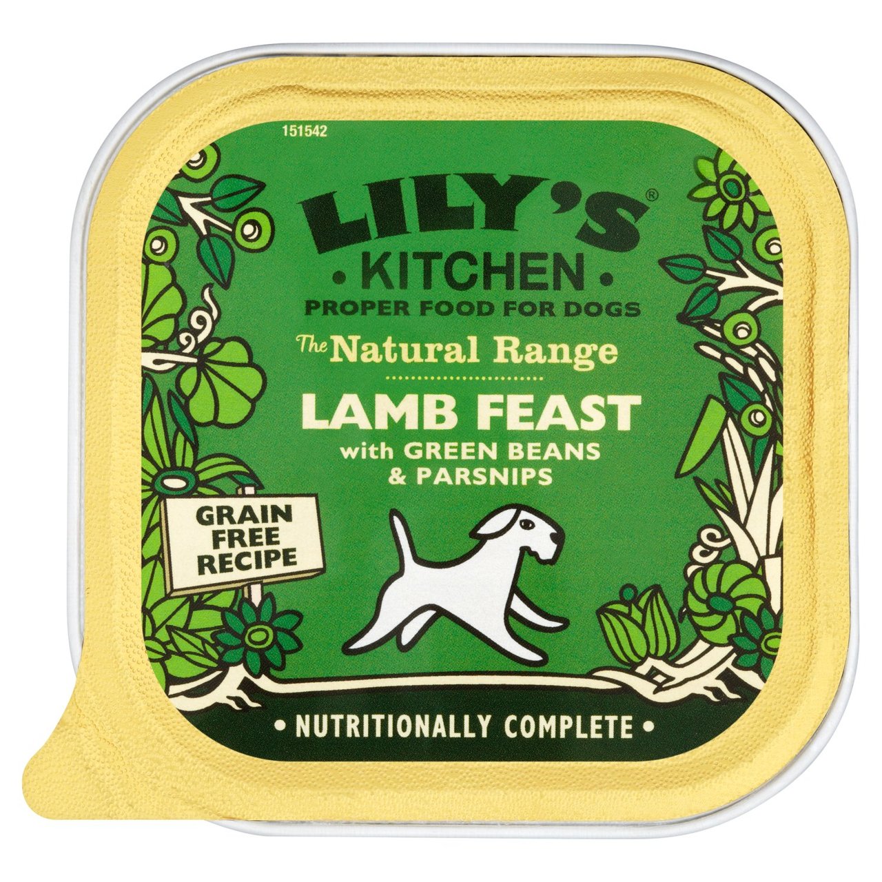 An image of Lily's Kitchen Natural Lamb Feast with Green Beans & Parsnips for Dogs