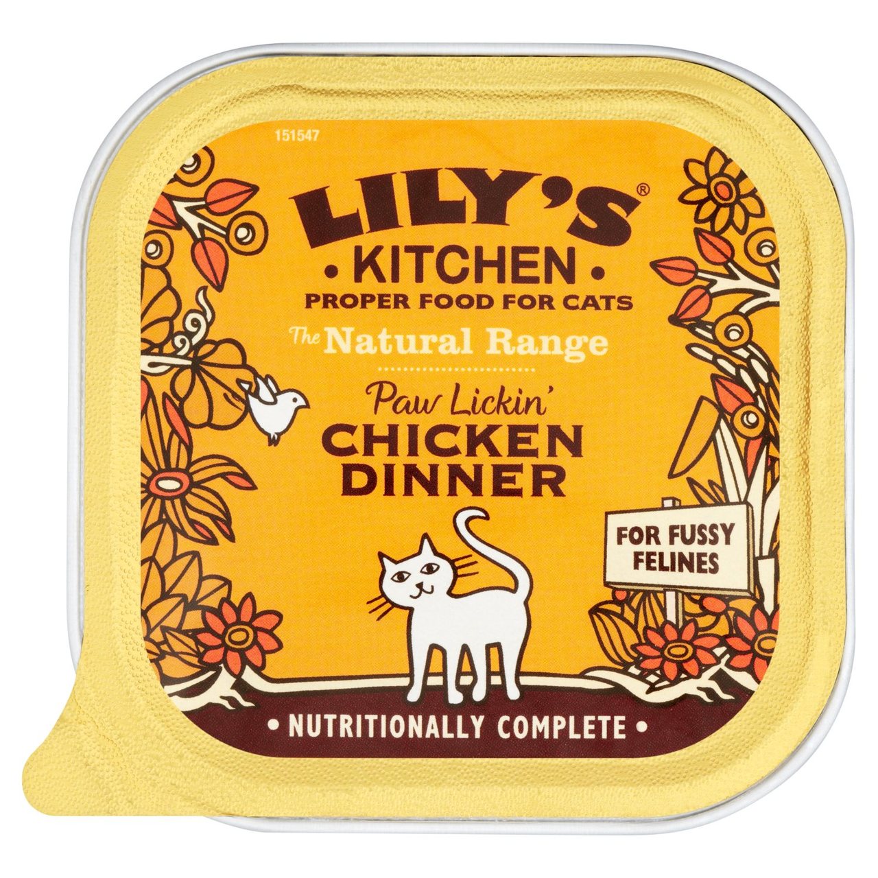 An image of Lily's Kitchen Natural Paw Lickin' Chicken Dinner for Cats