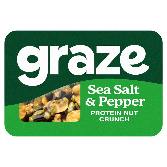 Graze Protein Salt & Pepper Vegan Mixed Nuts Snack, 28g