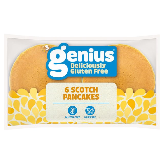 Genius Gluten Free Pancakes, 6 Per Pack