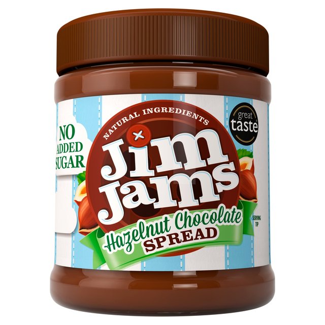JimJams No Added Sugar Hazelnut Chocolate Spread, 350g
