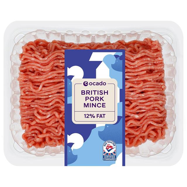 Ocado British Pork Mince 12% Fat, 500g