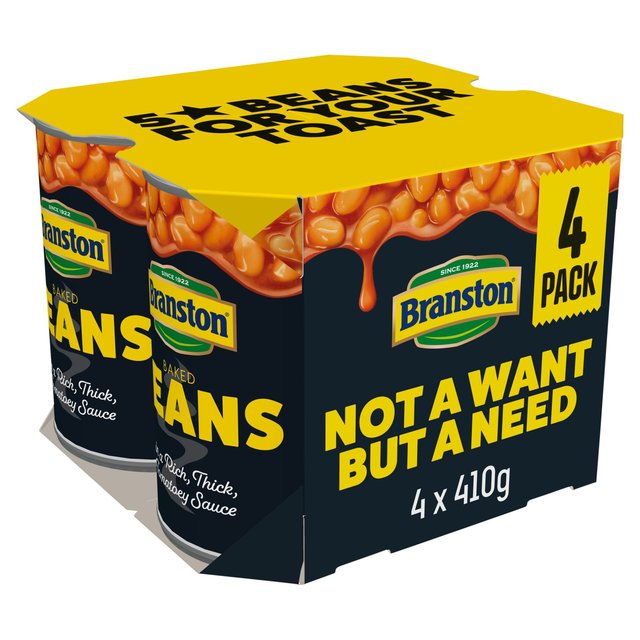 Branston Baked Beans, 4 x 410g