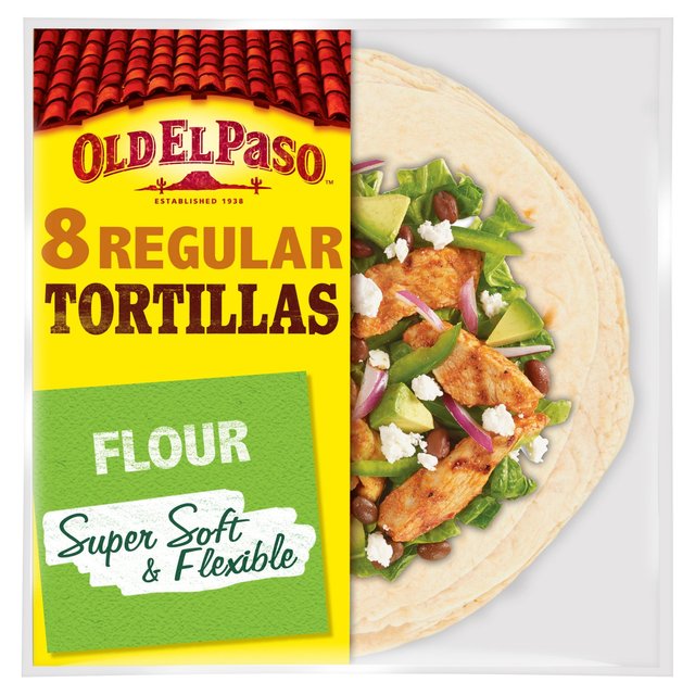 Old El Paso Flour Tortilla Fajita Wraps, 8 Per Pack