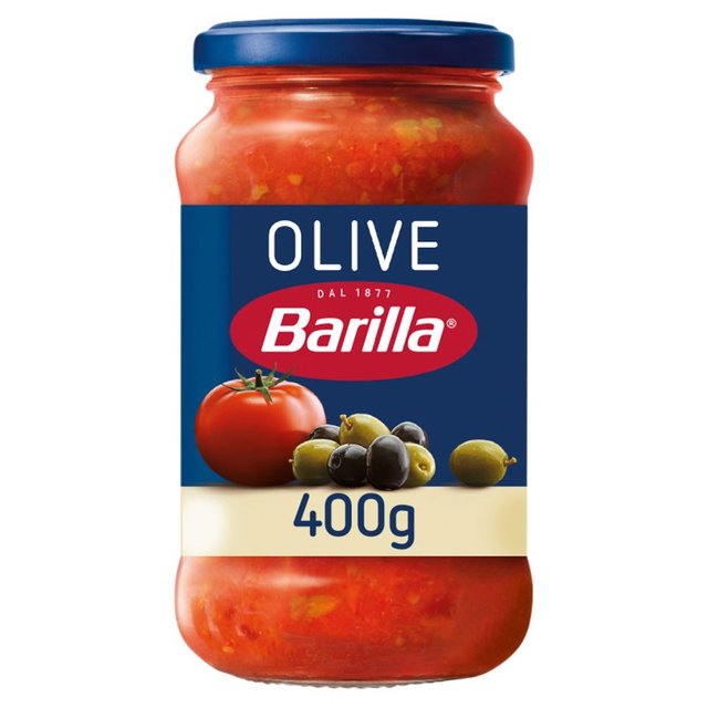 Barilla Olive Pasta Sauce 100% Italian Tomatoes, 400g