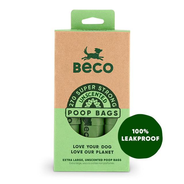 Beco Dog Poop Bags, Unscented, 22.5 x 33cm