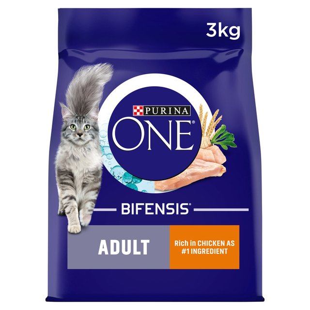 Purina ONE Adult Cat Chicken & Whole Grains, 3kg