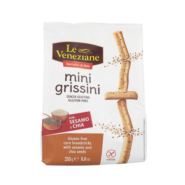 Le Veneziane Gluten Free Sesame & Chia Grissini Breadsticks, 250g