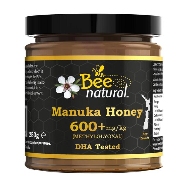 Bee Natural Manuka Honey 600+mg/kg Methylglyoxal, 250g