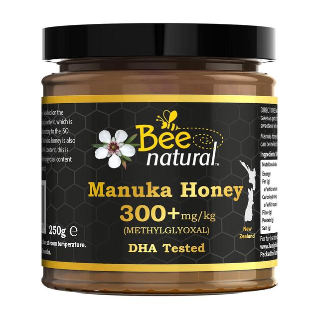 Bee Natural Manuka Honey 300+mg/kg Methylglyoxal, 250g