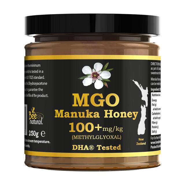 MGO Manuka Honey 100+mg/kg Methylglyoxal, 250g