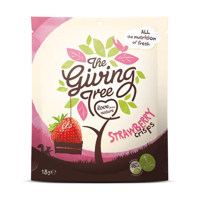 The Giving Tree Freeze Dried Strawberry Crisps, 18g